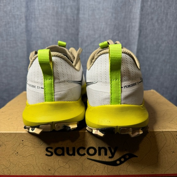 Size 10 - Saucony Peregrine 13 Fog Clay EUC Comes with box S20838-85 - Picture 6 of 8